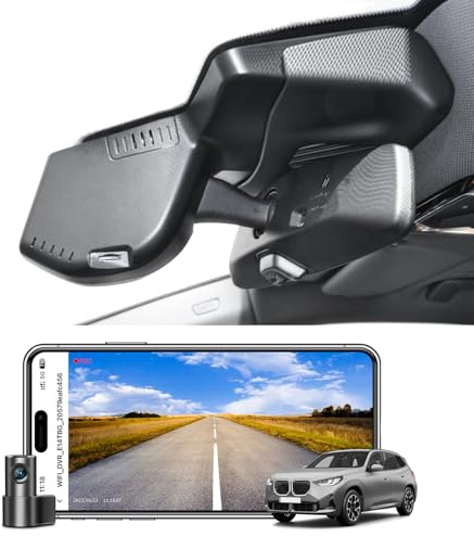 Mangoal Front 4K & Rear 1080p Dash Cam Custom for BMW X3 Gen4 G45 2025, 30 xDrive M50 xDrive, OEM Style, 2160P UHD Video, WiFi & APP, 128GB Card | 30 xDrive M50 xDrive, OEM Style, 2160P UHD Video, WiFi & APP, G-Sensor, 128GB Card