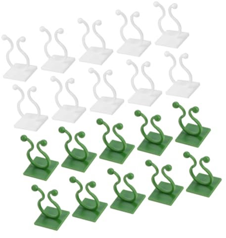 Mipcase Lot de 120 Pinces Adhésives pour Plantes Vertes Fixation Murale De Vignes