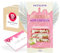 Pere's Candy Bundle für Angel Hair ROSE/PINK Schokolade 90g Gefüllt mit Pismaniye & Pistaziencreme mit Türkische Zuckerwatte Kadayif Halva + Pere's Candy Notepad 25 Blatt