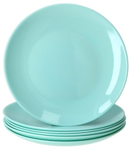 MamboCat Lot de 6 assiettes à dessert MINT pour 6 personnes en verre - 10271