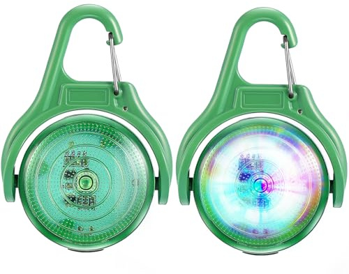 WGIDSKKI Blinklicht Schulranzen Reflektoren, LED Blinklicht Sicherheitslicht Wasserdicht, USB Aufladbar Schulranzen Licht, Sicherheitslicht für Kinder Schulranzen, Haustierhalsbänder, Nachtläufer