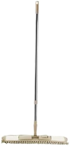 IWENZHKPA Mopp Faul Flacher Mopp Haushalt Nass Und Trocken Boden Wischen Holz Bodenfliesen Wischtuch Bodenwischen(Beige)