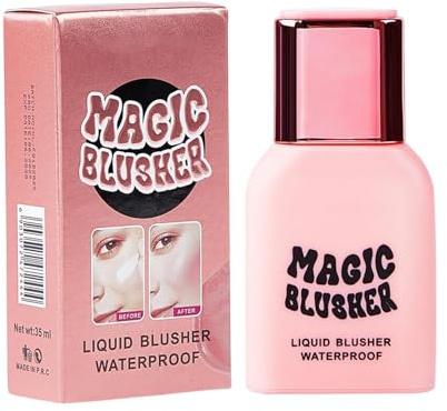 Flüssiges Rouge Make-up Temperaturwechselndes wasserfestes Flüssig-Make-up | Rouge für die Wangen für Kosmetik, Beauty, Frauen, Mädchen, natürlicher Look, tägliches Makeup