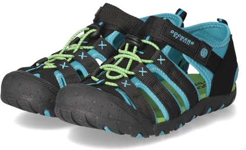 Dockers by Gerli 40TW650637164 Jungen Trekkingsandalen Textil & Synthetik in schwarz - Gr. 31