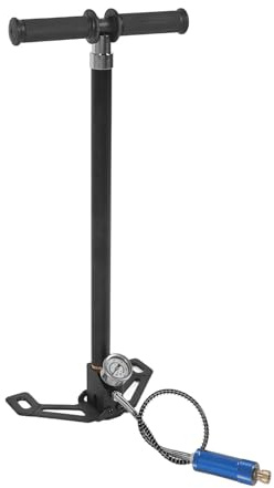 XUXHOU 3000 Psi Hochdruck-Tauchflaschen-Luftpumpe, Edelstahl-Handpumpe mit Filter für Unterwassertauchen, Ergonomischer Griff, Leicht Tragbar