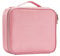 Joligrace Makeup Bag Vanity Case Travel Beauty Box Make Up Tools Organiser Bag Nail Polish Cosmetic Organiser Box with Adjustable Compartment Oxford Fabric, Pink