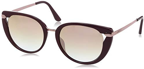 GUESS Unisex-Erwachsene GU7530 72U 54 Sonnenbrille, Pink (Rosa Luc/Bordeaux Specchiato)