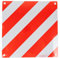 Panneaux AMA Blancs et Rouges 500x500 mm pour Charges dépassantes, homologués en Aluminium, conformes aux réglementations.