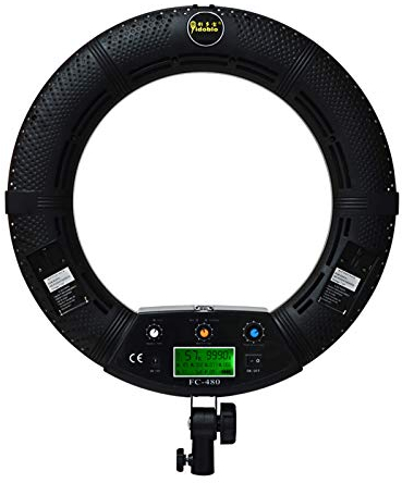 Kit luci ad anello LED RGBW dimmerabili da 18``,controllo APP,illuminazione per selfie video per studio fotografico con telecomando,supporto per telefono/fotocamera,specchio,treppiede e borsa