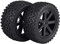 VGEBY1 4 Stück Gummireifen, Radreifen 1/10 RC Racing Crawler Auto auf Rennautoreifen (schwarz)