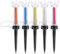Dilwe Tees, Kunststoff Magnetisches Tee für Golftrainings Praxis 90mm / 79mm Zubehör (90 mm)