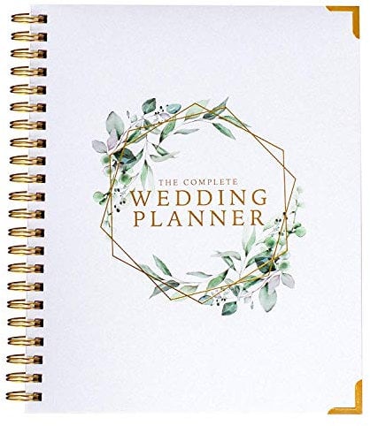 Hochzeitsplaner & Organizer – Floral Gold Edition – Tagebuch Verlobungsgeschenk Buch & Kalender