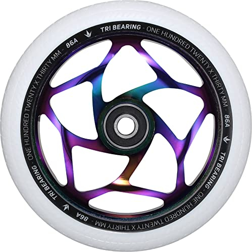 Blunt TRI Stunt-Scooter Wheel 120 x 30mm (neochrome/PU weiß)