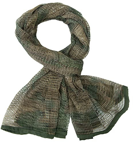 Tongcamo Netzschal Camo Schal für Sport Wargame Freizeit und andere Outdoor Aktivitäten Tarnnetz Schal Tarnschal Tarnung