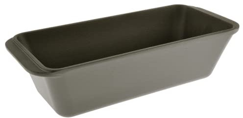 WEES-CK bereits eingebrannte Gusseisen Brotbackform - ideal als Kastenform für Brotbacken, Kuchenform, Auflaufform und Bräter, geeignet für alle Herdarten, Feuerstelle, Holzofen (Preseasoned)