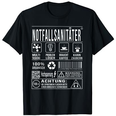 Notfallsanitäter Lustiger Spruch Humor T-Shirt
