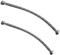 AERZETIX - C51073 - Lot de 2 Flexibles d'alimentation 400mm 1/2'' mâle/femelle - tuyau de raccordement flexible - raccords flexibles pour robinetterie/mitigeur/salle de bain/cuisine/cumulus