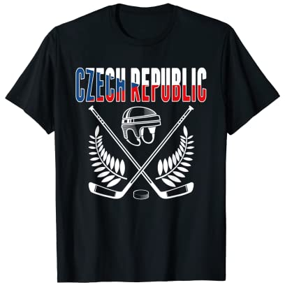 Tschechische Republik Eishockey-Fans Trikot – Support Czech Hockey T-Shirt