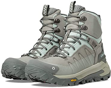 Oboz Women's Bangtail Mid Insulated B-DRY Waterproof, Winter Quartz, 8