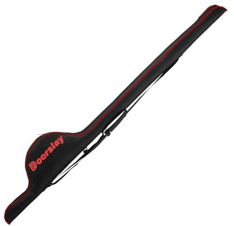 doorslay Angeltasche Rutentasche 160 cm, Tragbare Angelrutentasche, Faltbarer Angelrute Tasche, Große Kapazitätsruten-Tackle-Organizer-Aufbewahrungstasche