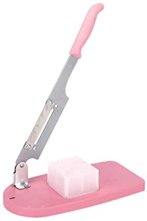BESTonZON 1stk Manuelles Reiskuchenmesser Käsehobel Fleischschneidemaschine Mehrzweck-schneidemaschine Gemüseschneider Käseschneidemesser Käseschneider Würfelmaschine Edelstahl Delikatessen