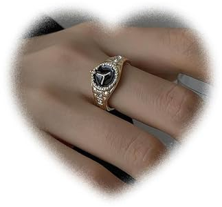 W WEILIRIAN Vintage Gold Uhr Knuckle Ring Offener Finger Ring Retro Stapelring Einstellbare handgemachte Schmuck für Frauen und Mädchen