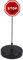 Wakects LED Flashing Stop Sensor, LED Light Parking Stop Sign Garage Parking Assistant System with Adjustable Stand for Garage Port, Auto Parking Detector 53.9x 8.1x5in