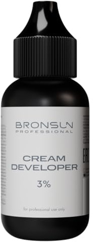 Tinte para pestañas y cejas BRONSUN® | Gel Teñido Extra Resistente | Larga Duración | Altamente Pigmentada | Fórmula Sin Amoniaco (Oxyd 3%)