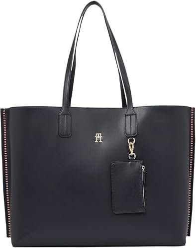 Tommy Hilfiger Damen Tote Bag Tasche Distinct Groß, Blau (Space Blue Corp), Einheitsgröße