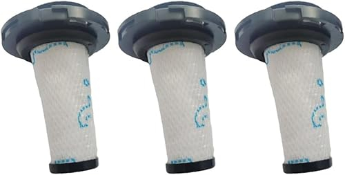 Daaxing Filtro cilindrico per Rowenta Zr009010 scopa elettrica lavabile X-Force Flex 9.60 X-Nano Essential accessori di ricambio, filtro lavabile e riutilizzabile (3 pezzi)