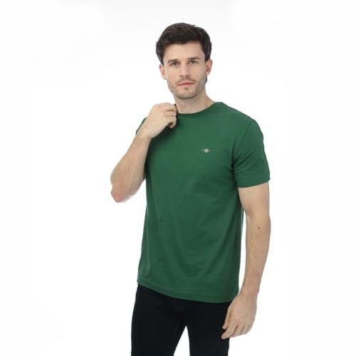 GANT Men's Emb Archive Shield Tshirt in Green