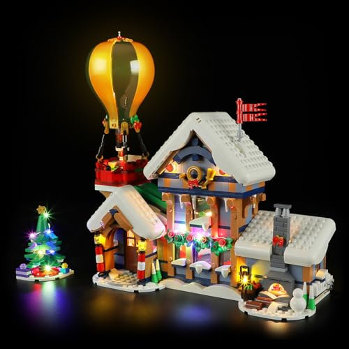 BRIKSMAX LED Beleuchtung für Lego Postamt des Weihnachtsmanns 10339,kompatibles Licht Set für Bausteine - Ohne Lego Set, Premium Deko licht für Modellbau für Home Deko, Geschenk für Erwachsene