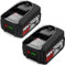 Bsioff 2Pack 5.0 Ah Ersatzbatterien für Bosch Haus und Garten 18V Akku Werkzeuge, für Gardena Akku, für Gloria 18 V Bosch Akku, Kompatibel mit Bosch 18 V PBA PSB PSR