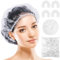 100 Pcs Shower Caps, Shower Cap, Shower Hat, Plastic Shower Caps for Women Men Bath Caps Hair Cap Waterproof for Salon,Spa,Travel,Home Use,Hotel,Shower