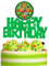 Turtle Cake Topper Anime Hero Cake Topper Happy Birthday Turtle Weapon Decorations for Birthday Party Decorations Party Supplies