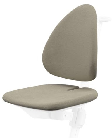 Moll Ersatzpolsterset Kinderschreibtischstuhl | Sitz- & Rückenpolster mit Bezug für Kinderdrehstuhl Maximo | kompatibel für Modelle mit Bajonettverschluss | einfach montierbar (Trend-Khaki)