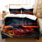 CXYXHW Rennwagen Bettwäsche Set für Jungen,Sportwagen Bettbezug Extreme Sport Thema Bettwäsche Set für Kinder mit Reißverschluss und 2 Kissenbezug (Rennwagen 4, 220x240cm)