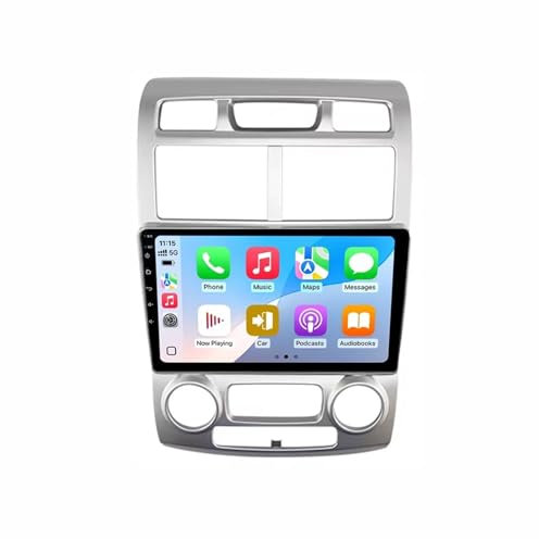 Android 13 2 DIN Pantalla Táctil Radio 9 Coche Pantalla para KIA Sportage 2005-2010 con Enlace Espejo/Navegación GPS/Radio FM/BT/Mandos Volante/Reproductor Multimedia(4+64G)
