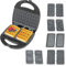 750W Multifunción 6 en 1 Waffle Sandwichera Eléctrica Gofrera Antiadherente Platos Doble Cara