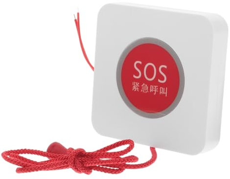 Artibetter Pulsante Emergenza Per Anziani Cordino Trazione Dispositivo Sicurezza Per Bagno e Camera Allarme Sos Rapido Materiale Resistente Facile Usare