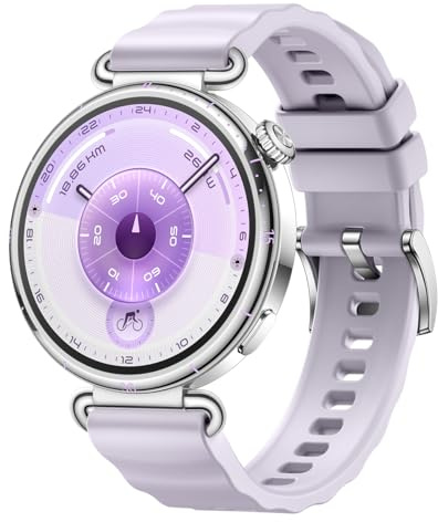 HUAWEI WATCH GT 6 GPS 41mm Smart Watch, AMOLED Touchscreen, up to 14 days battery life, Cycling, 100+ Sports Mode, iOS & Android Compatible, All-day Health Monitoring, Emotional Wellbeing, Lilac