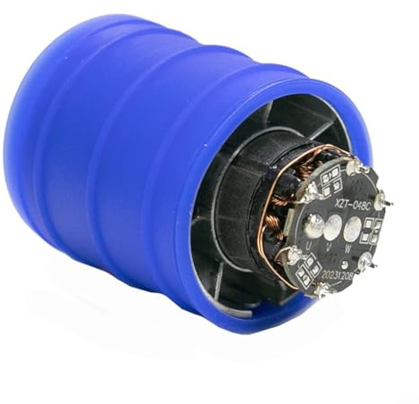 EXTRWORY Moteur de soufflerie sans balais CC 12 V 130 000 tr/min haute vitesse pour bobine de cuivre pur en alliage de zinc pour ventilateur turbo, souffleur de poussière, sèche-cheveux et petits