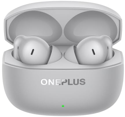 OnePlus Nord Buds 4 Pro Cuffie Wireless Bluetooth ANC, TWS con Driver Dinamico da 12mm, Audio ad Alta Risoluzione LHDC 5.0, Bluetooth 6.0, 54 Ore di Autonomia, IP55 Resistenza all'Acqua, Radiant Gray
