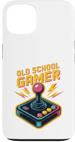 Carcasa para iPhone 13 Arte de Joystick de Arcade Retro de Jugador de la Vieja