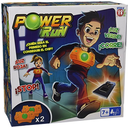 PLAY FUN BY IMC TOYS Power Run | Juego divertido en el que tendrás que conseguir el Chip antes que tu rival - Para niños +7 Años