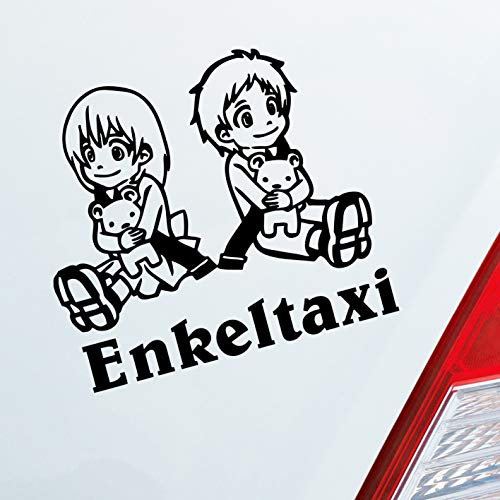 Hellweg Druckerei Enkeltaxi Oma Opa Kids Kinder Auto Aufkleber Sticker Heckscheibenaufkleber