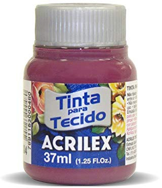 Acrilex Pintura Textil al Agua Fucsia 37 ml Ref. 804