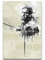 Paul Sinus Art Jon Snow GoT 90x60cm Splash Art Wandbild auf Leinwand naturfarbend