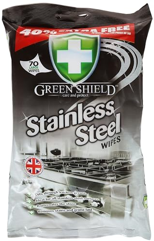 Green Shield Stainless Steel Wipes 70pk