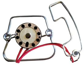 Constantin Metal Telephone Wire Puzzle Brain Teaser Educational Puzzle for Adults Kids Boys Girls Teenagers Disentanglement Puzzle